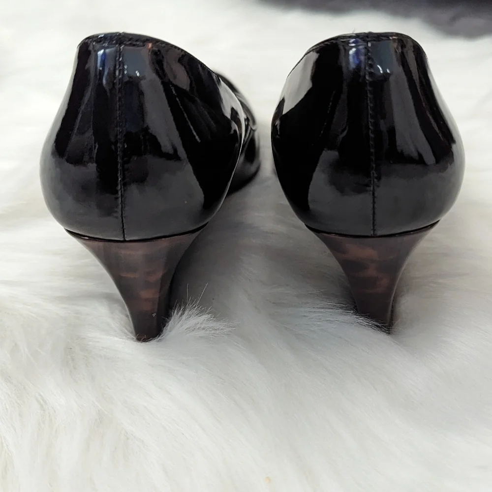 LK Bennett London Black  Wedge Size 36 1/2